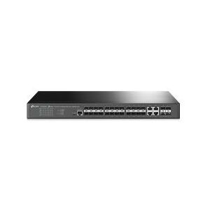 TP-Link Jetstream Tl-Sg3428xf 28-Ports 20xgigabit Sfp + 4xsfp+ 4xrj-45 Ports L2+ Managed Switch (Tl-Sg3428xf) - Tl-Sg3428xf