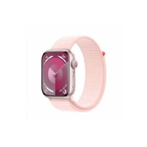 Apple Watch Series 9 Gps 45mm Pink Aluminium Case With Light Pink Sport Loop - Mr9j3ql/a