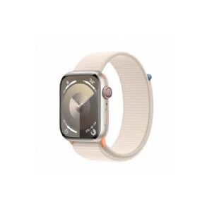 Apple Watch Seriesâ 9 Gps + Cellular 45mm Starlight Aluminium Case With Starlight Sport Loop - Mrma3ql/a