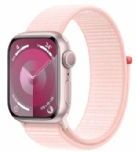 Apple Watch Series 9 Gps 41mm Pink Aluminium Case With Light Pink Sport Loop - Mr953ql/a