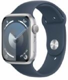 Apple Watch Series 9 Gps 45mm Silver Aluminium Case With Storm Blue Sport Band - M/l - Mr9e3ql/a