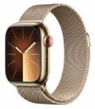 Apple Watch Seriesâ 9 Gps + Cellular 41mm Gold Stainless Steel Case With Gold Milanese Loop - Mrj73ql/a