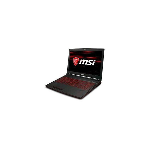 msi gaming gl63 8rd-618it 15.6 i5-8300h 2.3ghz ram 8gb-hdd 1.000gb + ssd 128gb-nvidia geforce gtx 1050 ti- win 10 home italia nero (9s7-16p612-618)