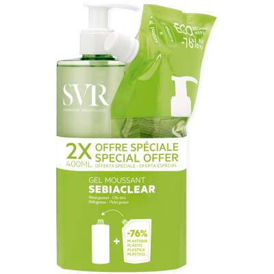 SVR Sebiaclear Gel Moussant 400ml - Detergente viso SVR Sebiaclear Gel Moussant 400ml - Detergente viso