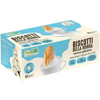 RE FOOD Srl Foralle Biscotti Della Nonna Senza Glutine 180 G RE FOOD Srl Foralle Biscotti Della Nonna Senza Glutine 180 G