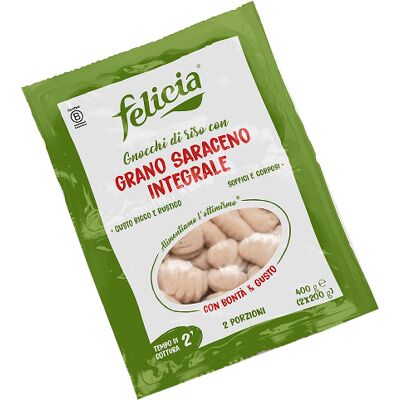 ANDRIANI SPA Felicia Gnocchi Di Riso Con Grano Saraceno Integrale 400 G ANDRIANI SPA Felicia Gnocchi Di Riso Con Grano Saraceno Integrale 400 G