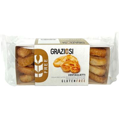Laboratori Graziosi Ventaglietti - Biscotti senza glutine - 115g Laboratori Graziosi Ventaglietti - Biscotti senza glutine - 115g
