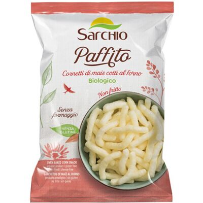 Sarchio Paffito - Snack di Mais - Vegano, Senza Glutine - 45g Sarchio Paffito - Snack di Mais - Vegano, Senza Glutine - 45g