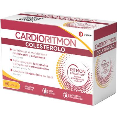 Dompe' Farmaceutici Cardioritmon - Controllo del Colesterolo - 60 Capsule Dompe' Farmaceutici Cardioritmon - Controllo del Colesterolo - 60 Capsule