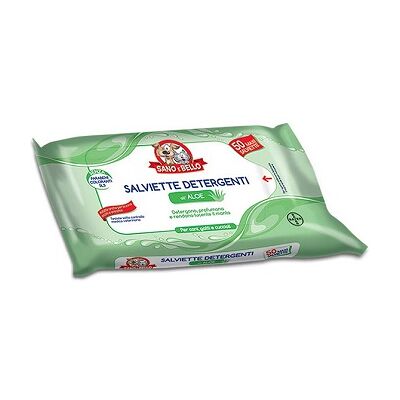 BAYER SpA (DIV.SANITA'ANIMALE) Sano E Bello Salviette Detergenti All'aloe 50 Pezzi BAYER SpA (DIV.SANITA'ANIMALE) Sano E Bello Salviette Detergenti All'aloe 50 Pezzi