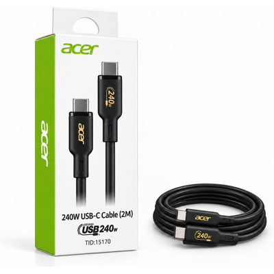 Acer Cavo USB-C a USB-C PD 240W Acer Cavo USB-C a USB-C PD 240W