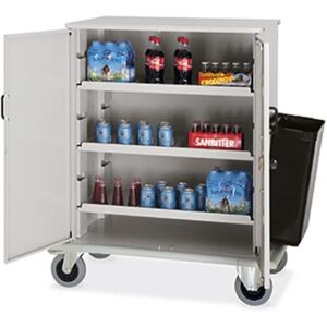 Carrello per Rifornimento Minibar in Lamiera Verniciata Metalcarrelli