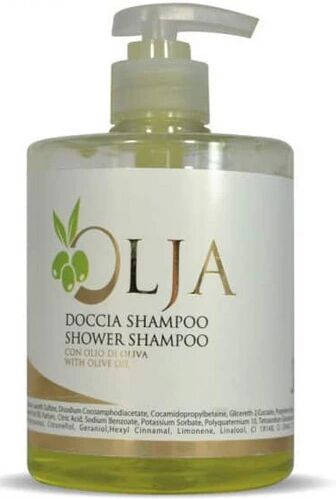 doccia shampoo con dosatore 500ml linea cortesia sydex olja 12 pezzi