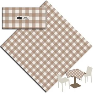 Tovaglia 120x120 Airlaid Packservice Plus Oste Nocciola 100 Pezzi