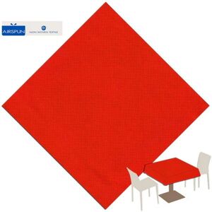 Tovaglia 160x160 Airspun Packservice Color Rosso 80 Pezzi