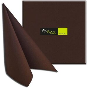 Tovaglioli 40x40 TNT Packservice Airwave Color Tissue Cioccolato 1200 Pezzi