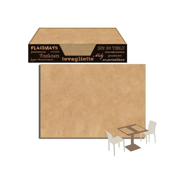 tovaglietta 35x50 carta kraft avana packservice rustico paglia 600 pezzi