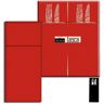 Tovagliolo Con Tasca Portaposate 40x32 Airlaid Packservice Plus Color Rosso 1200 Pezzi