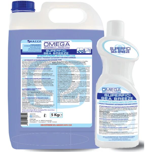 detergente profumato superfici sydex omega sea breeze 1l x 12 pezzi