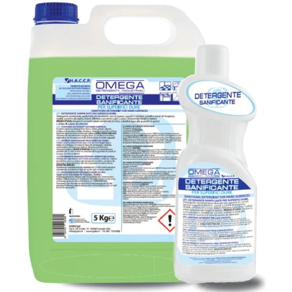 detergente sanificante superfici dure sydex omega 1l x 12 pezzi