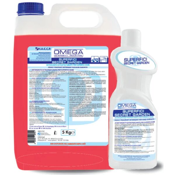 detergente profumato superfici sydex omega secret garden 5kg x 4 pezzi