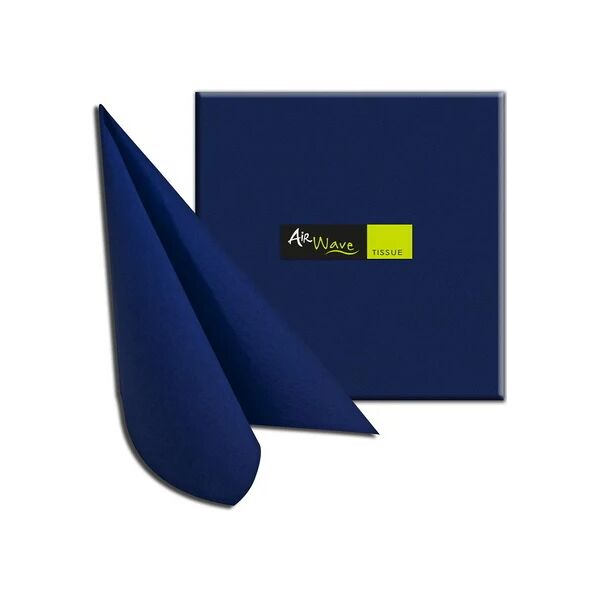 tovaglioli 40x40 tnt packservice airwave color tissue blue 1200 pezzi