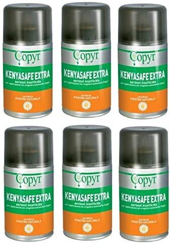 insetticida mosche e zanzare copyr kenyasafe extra 250ml x 24 pezzi