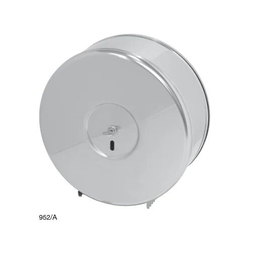 laminart dispenser carta igienica maxi jumbo in acciaio inox 400 metri - acciaio inox satinato