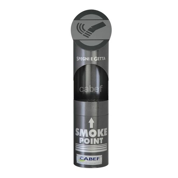 cabef posacenere getta sigarette per esterno in acciaio inox mini smoke point