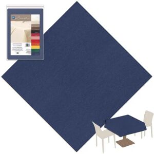 Tovaglia 150x150 in Poliestere Lavabile Packservice Monolin Blue 12 Pezzi