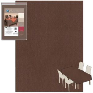 Tovaglia 150x200 in Poliestere Lavabile Packservice Monolin Cacao 10 Pezzi