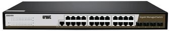 urmet switch managed 24 porte 10/100/1000 + 4 sfp serie backbone  3000/454