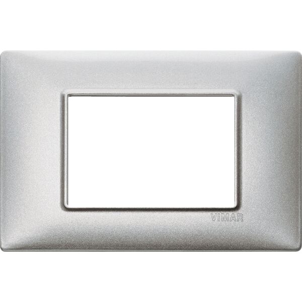 vimar placca 3m tecnopolimero silver  14653.27