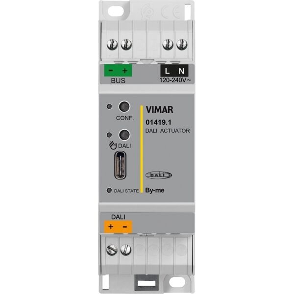 vimar attuatore by-me / dali-2 64 canali 16 gruppi  01419.1