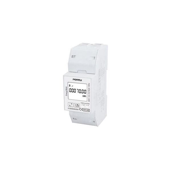 perry electric contatore energia monofase 2 din mid  1sdsd05cem2mid