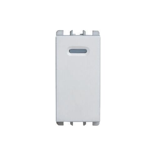 urmet dimmer a pulsante per carichi resistivi e induttivi, 1 modulo, 60-500va, 230vac, nea, triac, bianco  10550.b