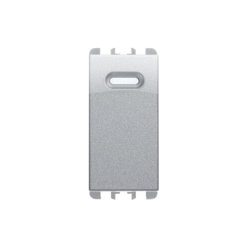 urmet dimmer a pulsante per carichi resistivi e induttivi, 1 modulo, 60-500va, 230vac, nea, triac, alluminio  10550al