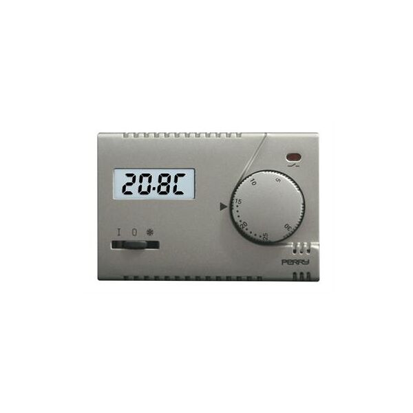 perry electric termostato elettronico incasso lcd on/off/ant 230v  1tite312/mc