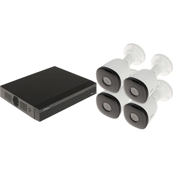 dahua kit nvr 4 ch poe  kit/n14p/4-f22a