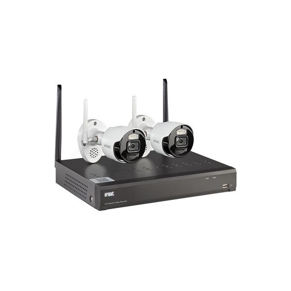 urmet kit ip wifi, nvr 8ch, telecamere wifi, 2m con effetto deterrenza  1098/820