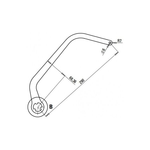 faac coppia bracci night e day tipo nd7 bianco  105732