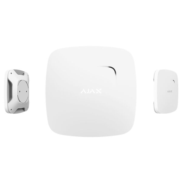ajax rilevatore wireless di fumo bianco  fireprotect plus 38107 ajfpp fpp