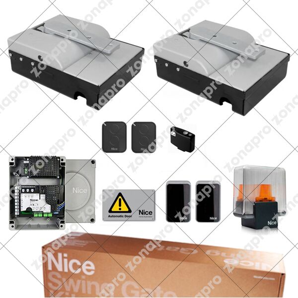 nice kit s-fab sfab 2124 bd encoder cancelli a battente ante 24v  sfab2124bdkce