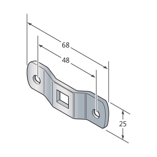 came omega fori Ø6mm interasse 48 sede q10 tapparella tapparelle   001ym0014