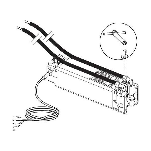 fadini vico 2240 cavo 10 m sblocco chiave rif. 22457  22476 ricambio originale