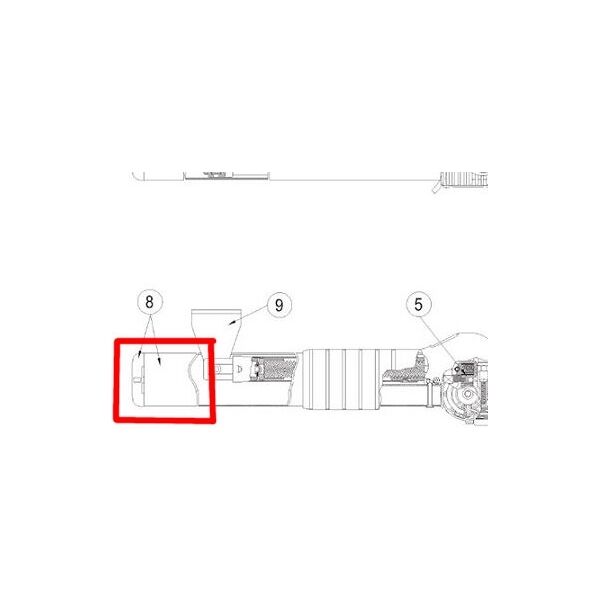 ditec entrematic canotto in alluminio con guarnizioni per obbi obbi3bh  6ob3cg ricambio