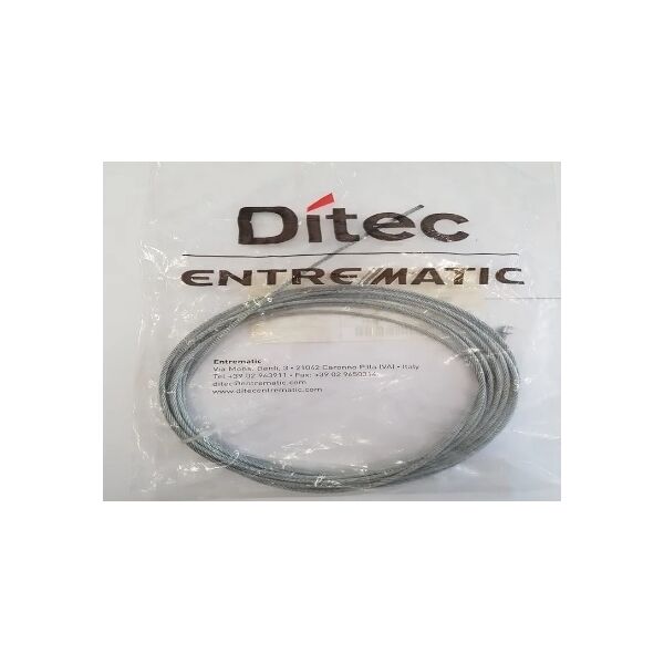 ditec entrematic cavo acciaio lung. 5000 valor t  6r080d ricambio originale