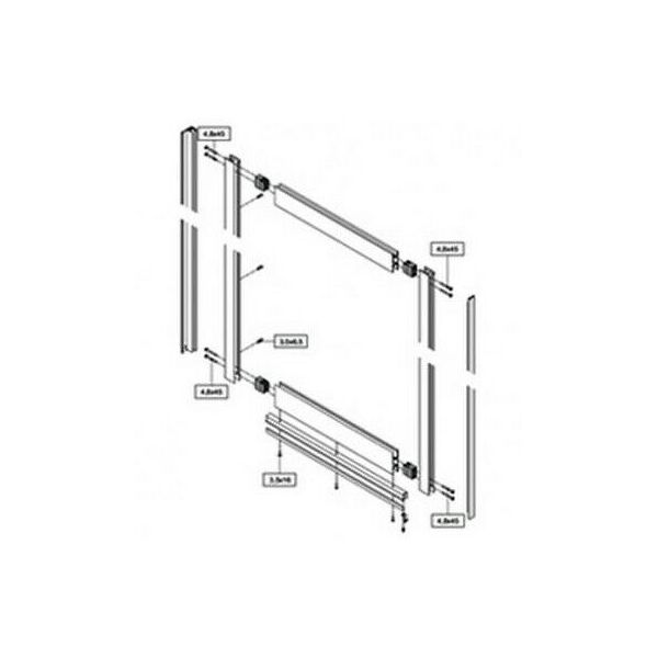 ditec entrematic kit accessori anta mobile  kam16