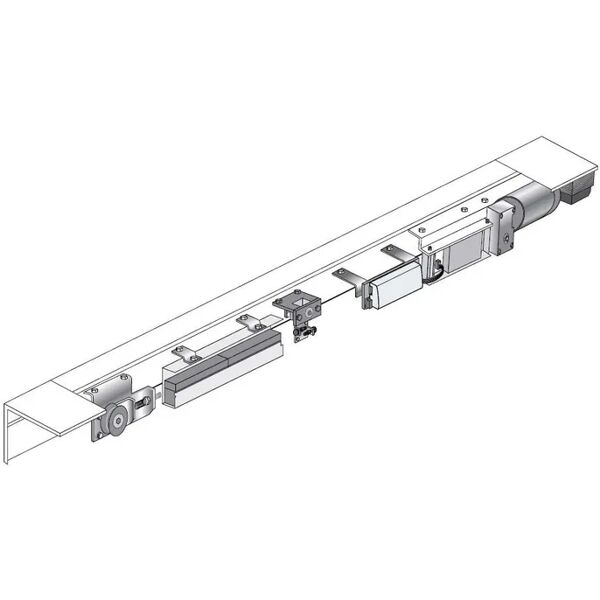 ditec entrematic kit sostitutivo per bisor con pannello di controllo el21  ksvor ricambio originale