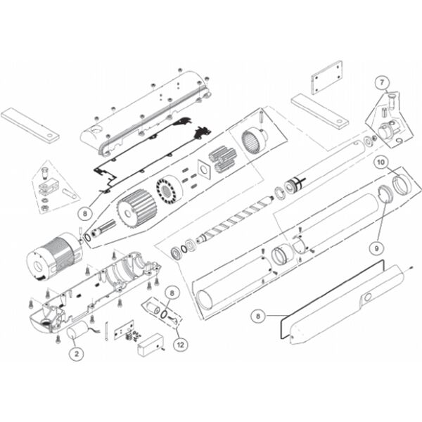 ditec entrematic serratura completa silver 1b 1bh 40b 4bh ricambio  0slse nc0slse